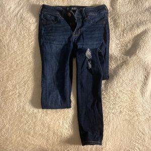 Hollister Light Distressed Mid Rise Jean Leggins